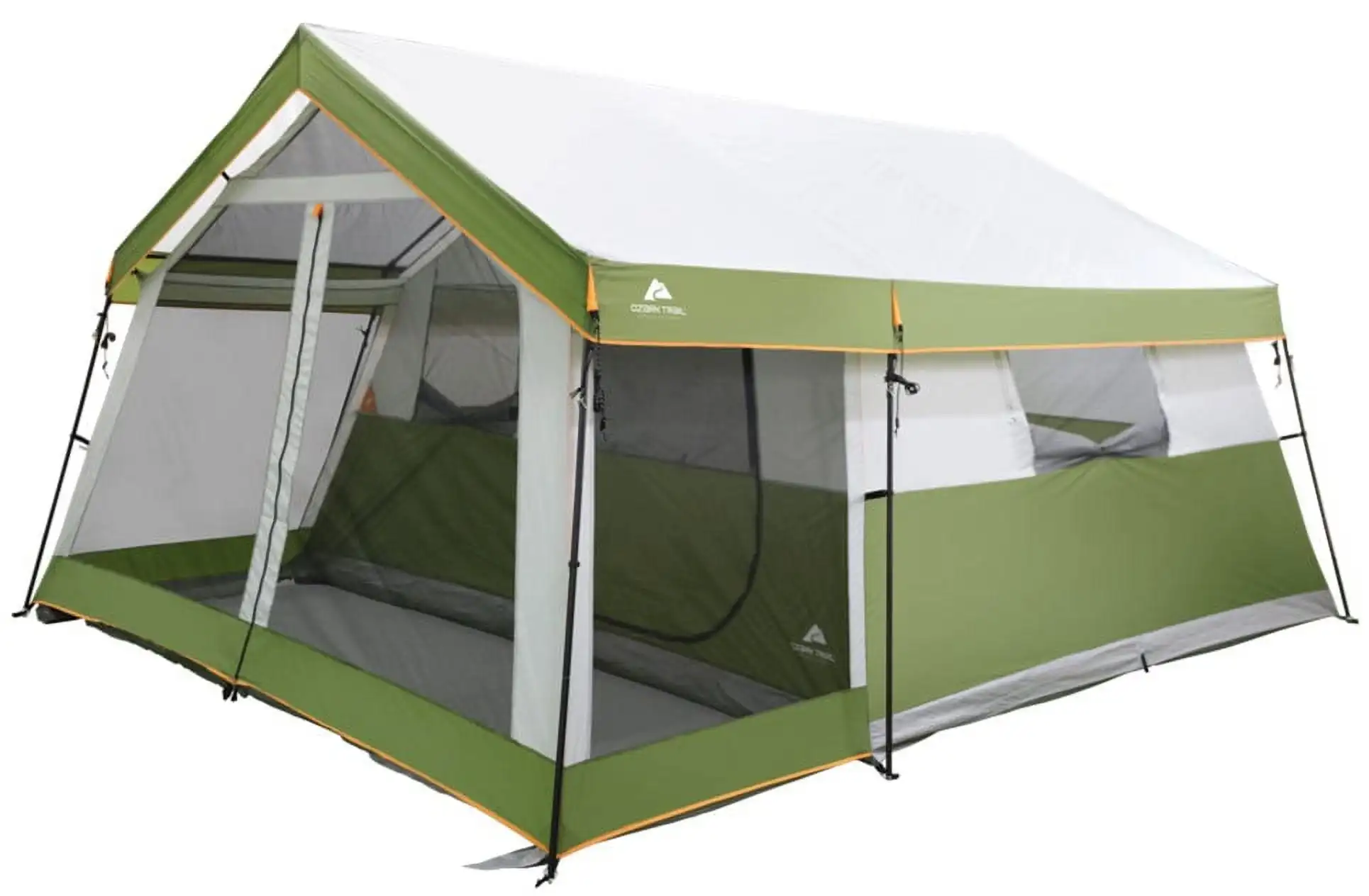 

Палатка Ozark Trail на 8 человек, 1 комната, с экраном, крыльца, зеленая, Размеры: 12 'x 11' x 7 ', 45,86 фунтов.