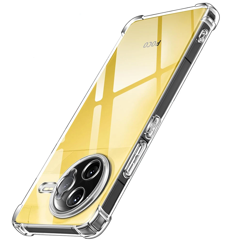 Luxury Shockproof Clear TPU Silicone Case Cover