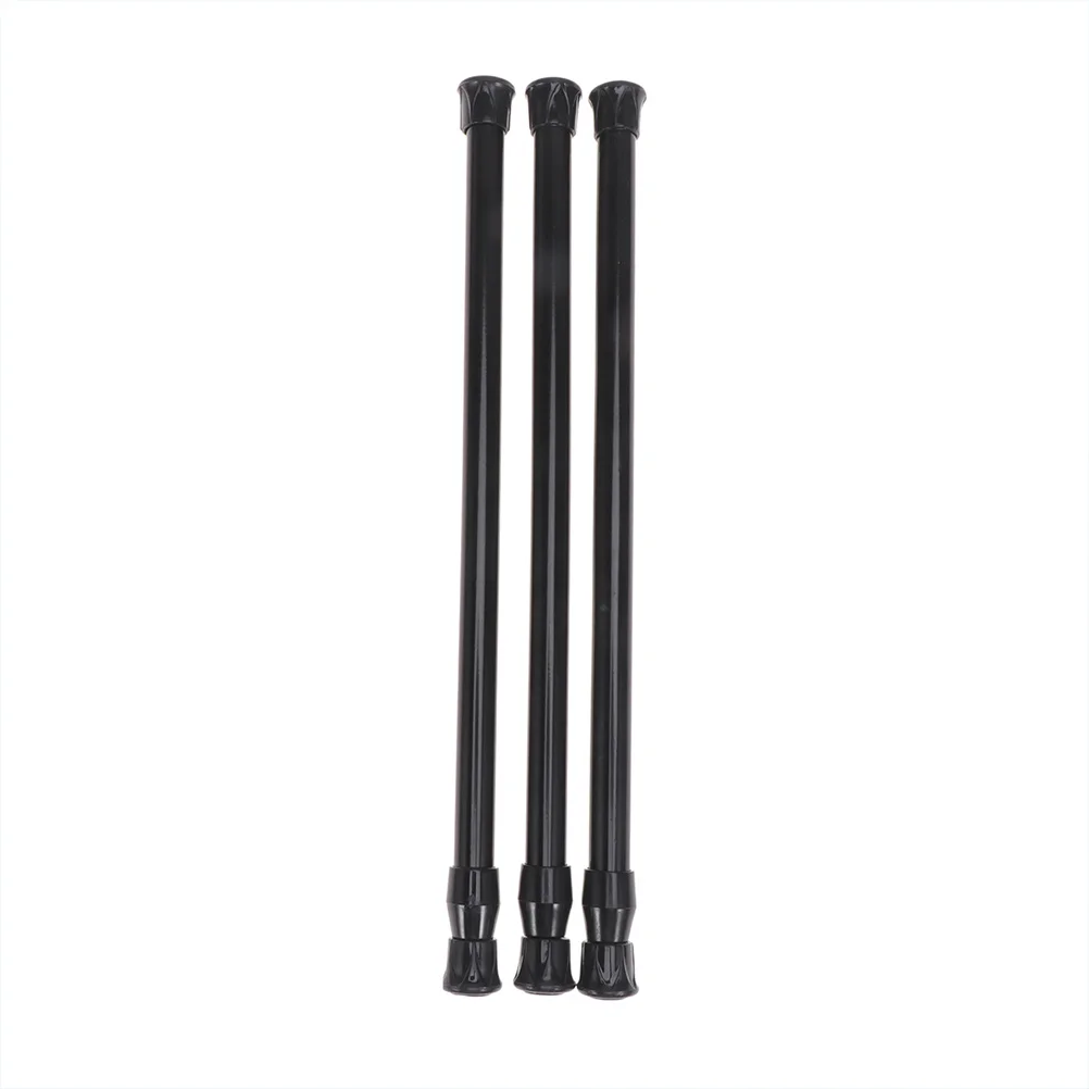 

Clothes Pole White Shower Curtain Telescopic Rod Adjustable Multi-function Bar Tension