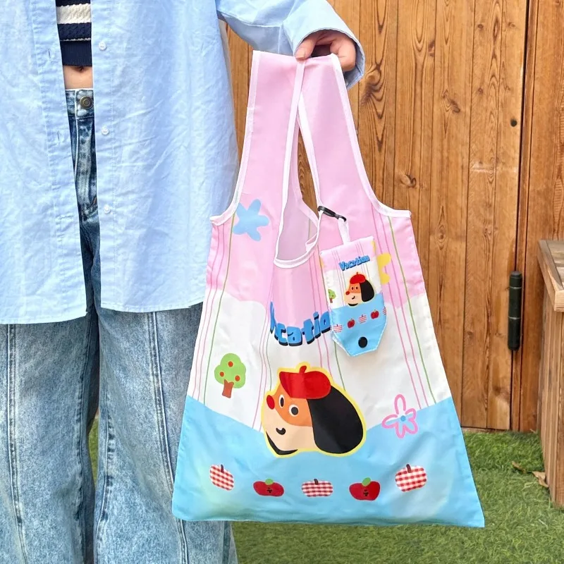 Eco-Friendly Foldable Tote Bag – Large Capacity, Portable, Reusable