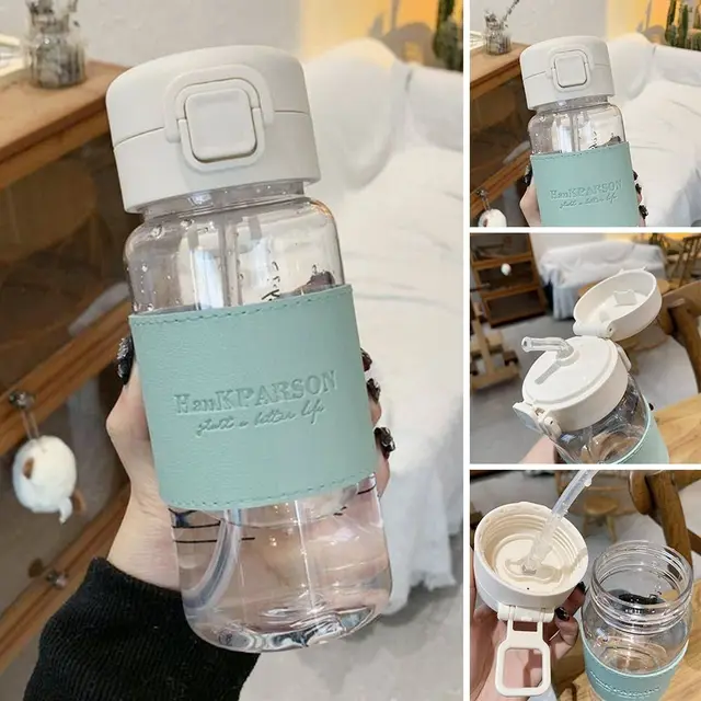 500ml Creative Large Capacity Summer Water Bottle With Sippy Leak-Proof Water Cup Cute Travel Drinking Kettle Outdoors 5