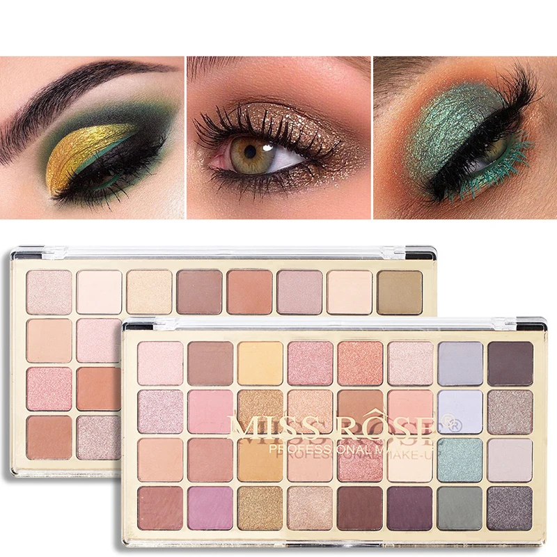 Eye Shadow Waterproof Makeup Pallet Make up For Women Shiny Eyes Eye