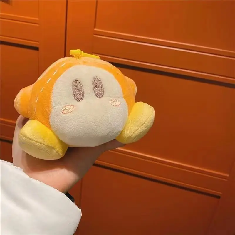 12CM Star Kirby Takara Tomy Keyring Pink Yellow Soft Toys