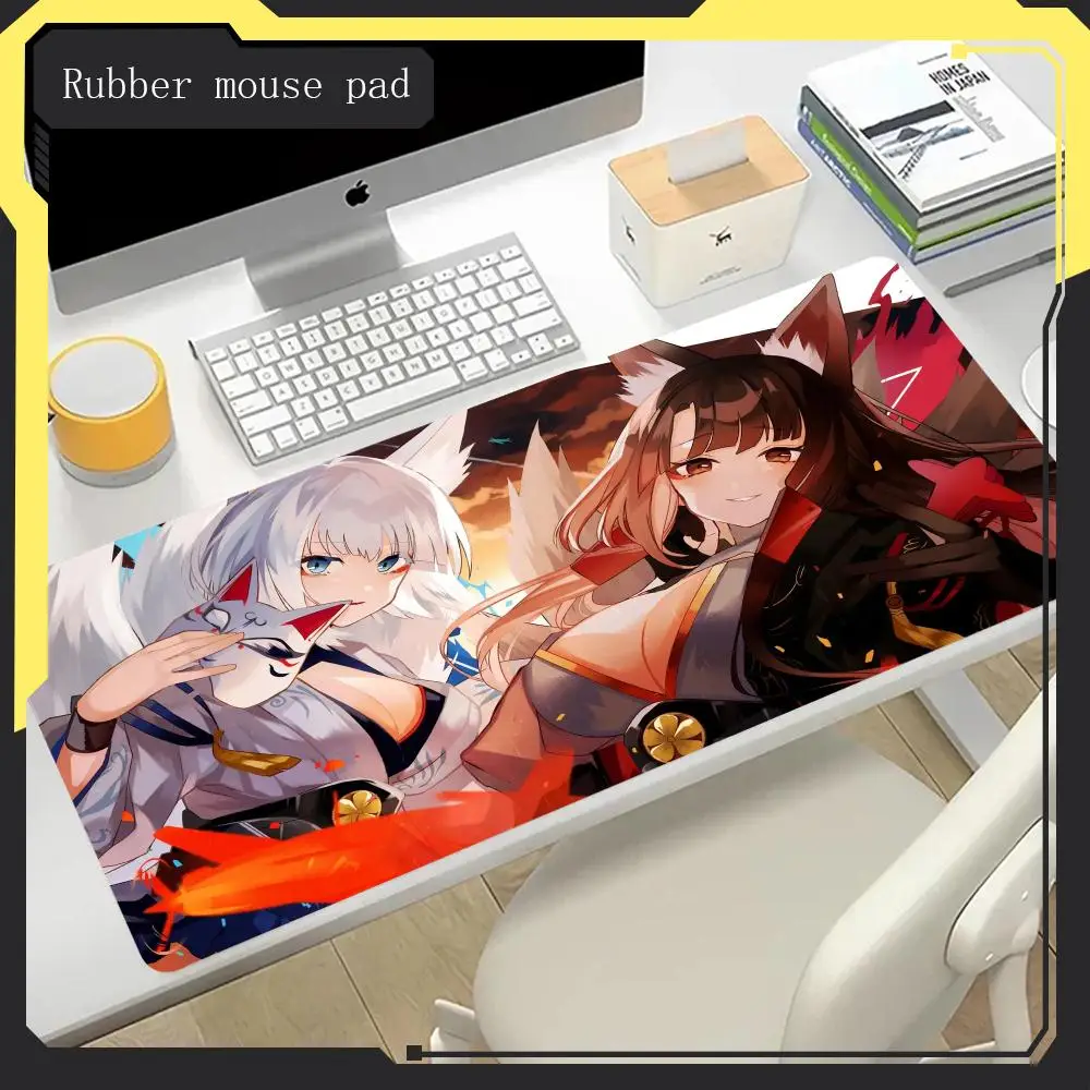 

Mouse Pad Electronic game Azur Lane mouse pad Hot selling items use with anti slip and size suitable for desktop gaming laptops