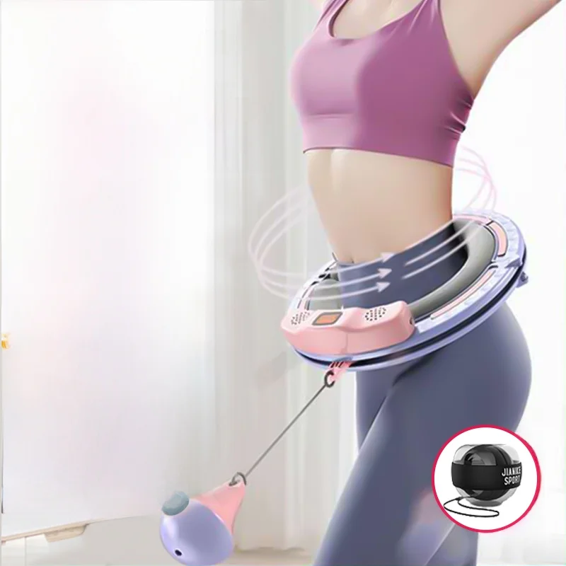 스마트 블루투스 훌라후프 체중 감량 피트니스 장비 여성용 허리 슬리밍 서클은..