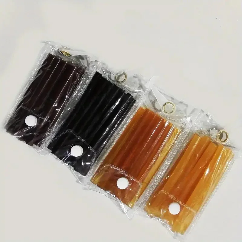 Hair Extension Glue Stick Nano 12pcs Hot Melt Strong Adhesive No Residue 4 Colors Individually Wrapped