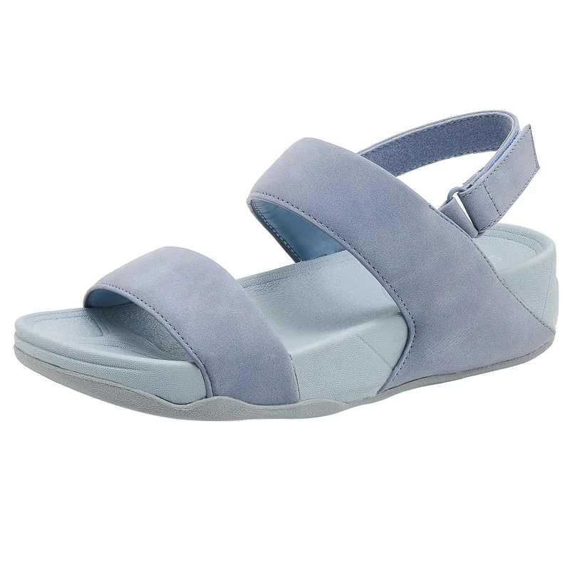 Women's Sandals Summer 2024 Casual PU Non-Slip Soft Light MD Platform Roman Shoes Woman Open Toe Beach Wedge High Heels Party