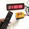 LED Countdown Timer Stopwatch With Big Button and Wireless Remote Obstacle Course Races Wipeout Timer 1.5inch 29cm 3
