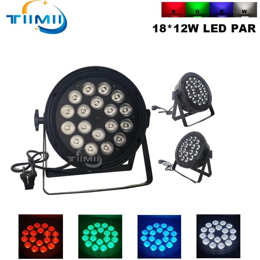 

Flightcase 1-30Pcs LED Par 18x12W RGBW 4IN1 Lighting Professional Stage Effec Atmosphere Disco DJ Music Party Club Dance Floor