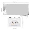 Electric Heating Blanket Infrare Sauna Blanket for Weight Loss Detox Thermal Sauna Blanket PU Waterproof Home Use EU Stock 5