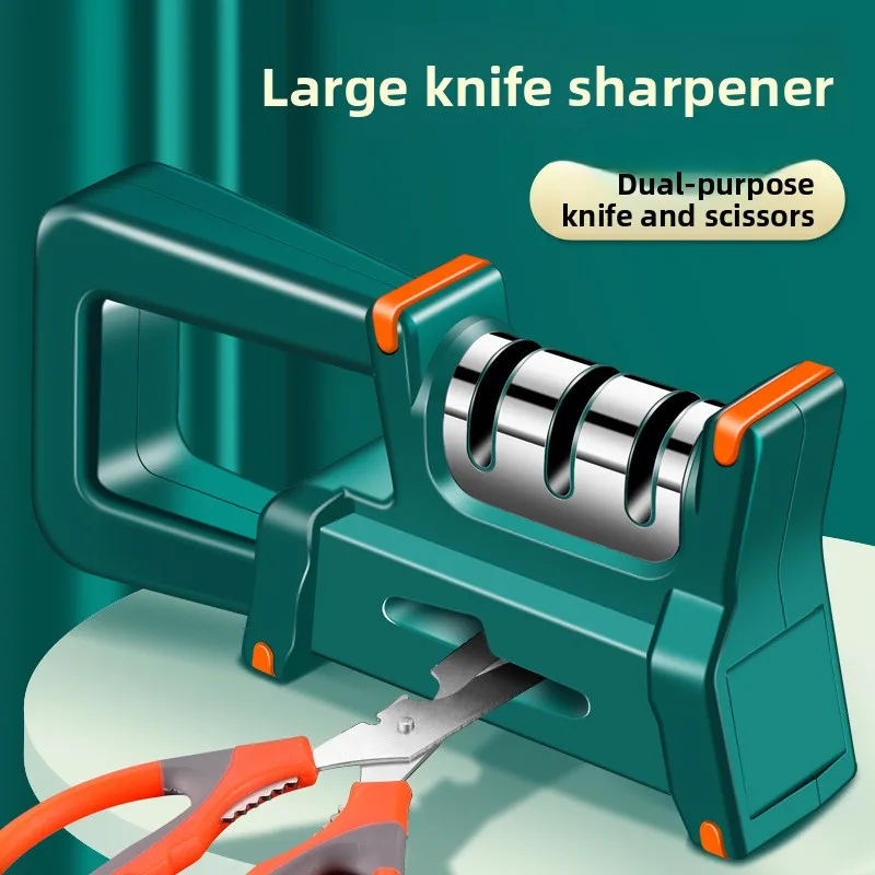Handheld 4 in 1 Knife Sharpener for Kitchen Knives and Scissors