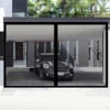 Garage Door Screen,10x8 Ft Magnetic Closure Heavy Duty Weighted Bottom Garage Screen,Garage Net Cover 1