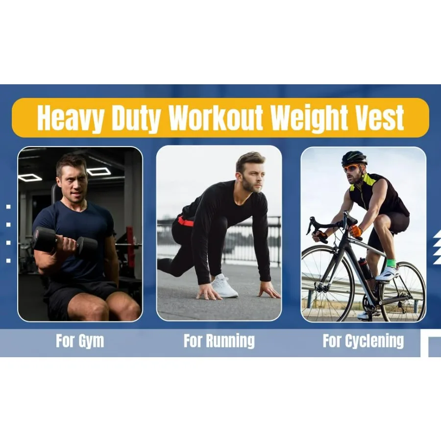 Adjustable Weight Vest for Gym Training and Outdoor Fitness Activities Durable Comfortable and Customizable Resistance Training