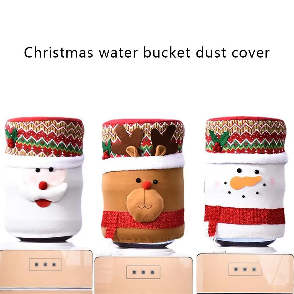 Water Dispenser Christmas Decoration Barrel Dust Cover Fabric Water Cooler Covers Furniture Cover Protector