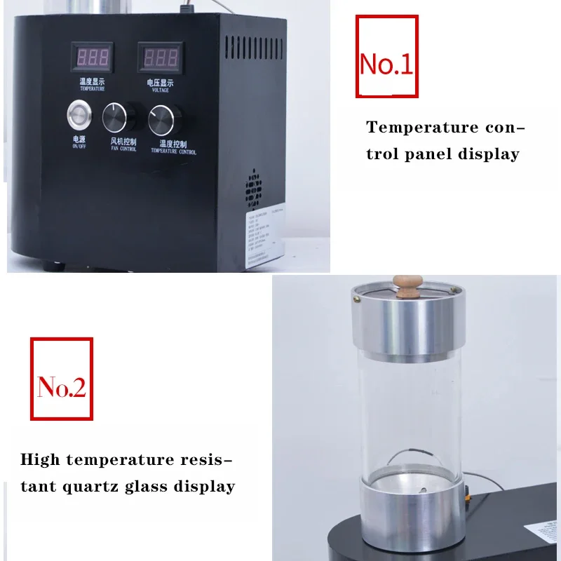 P150 150G Hot Air Coffee Bean Roaster Household Small Soybean Roaster 2800W 220V Coffee Cocoa Bean Kitchen Roasting Equipment