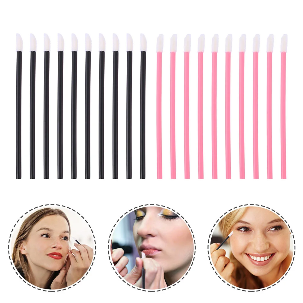 

300 Pcs Portable Disposable Brushes And Practical Lip Brush Supplies