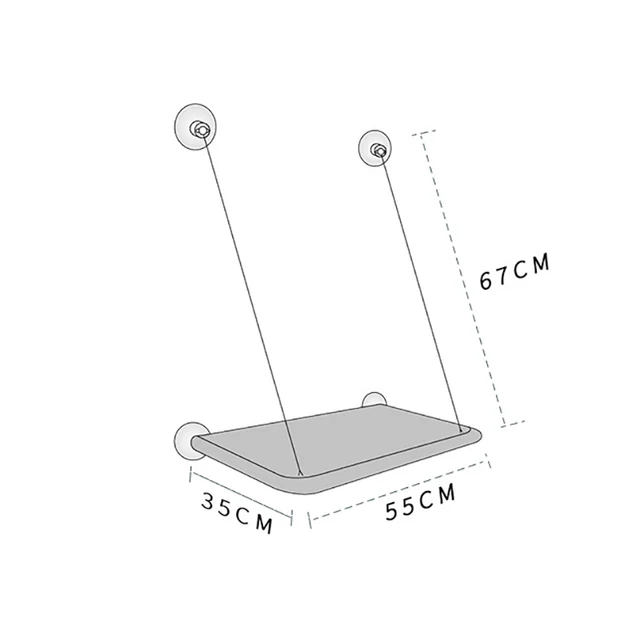 20KG Pet Cat Hammock Hanging Cat Bed Bearing Comfortable Cat Sunny Window Seat Mount Kitten Climbing Frame Pet Accessories 6