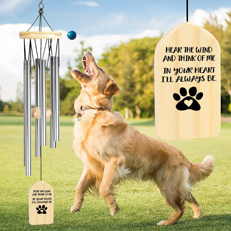 Personalized Pet Wind Chimes, Custom Pet Loss Wind Chime Pet Memorial Gift Bereavement Gift Sympathy Gift 6