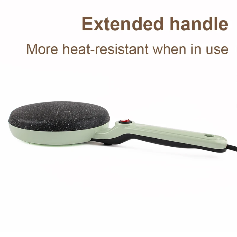 Electric Crepe Maker Electric Crepe Maker Pizza Non-Stick Pancake Machine Griddle Baking Pan Cake Pie Instant Heating Spring roll Pastry Frying Grill