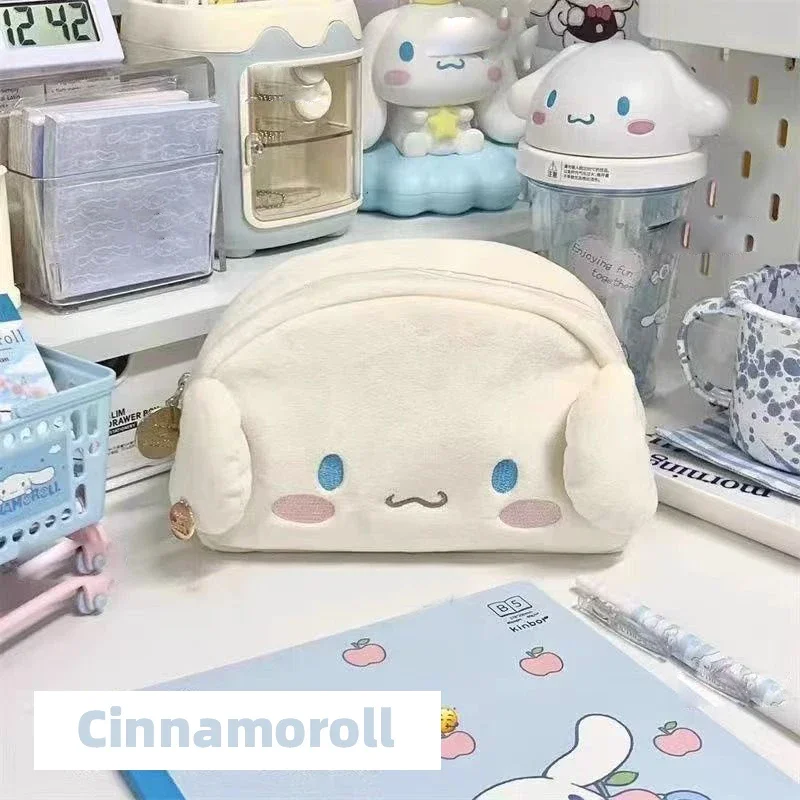 Cosmetic Bag Hello Kitty & Cinnamoroll Cartoon Cute Multi-Purpose Coin Purse Storage Bag Pencil Case For Daily Use And Travel