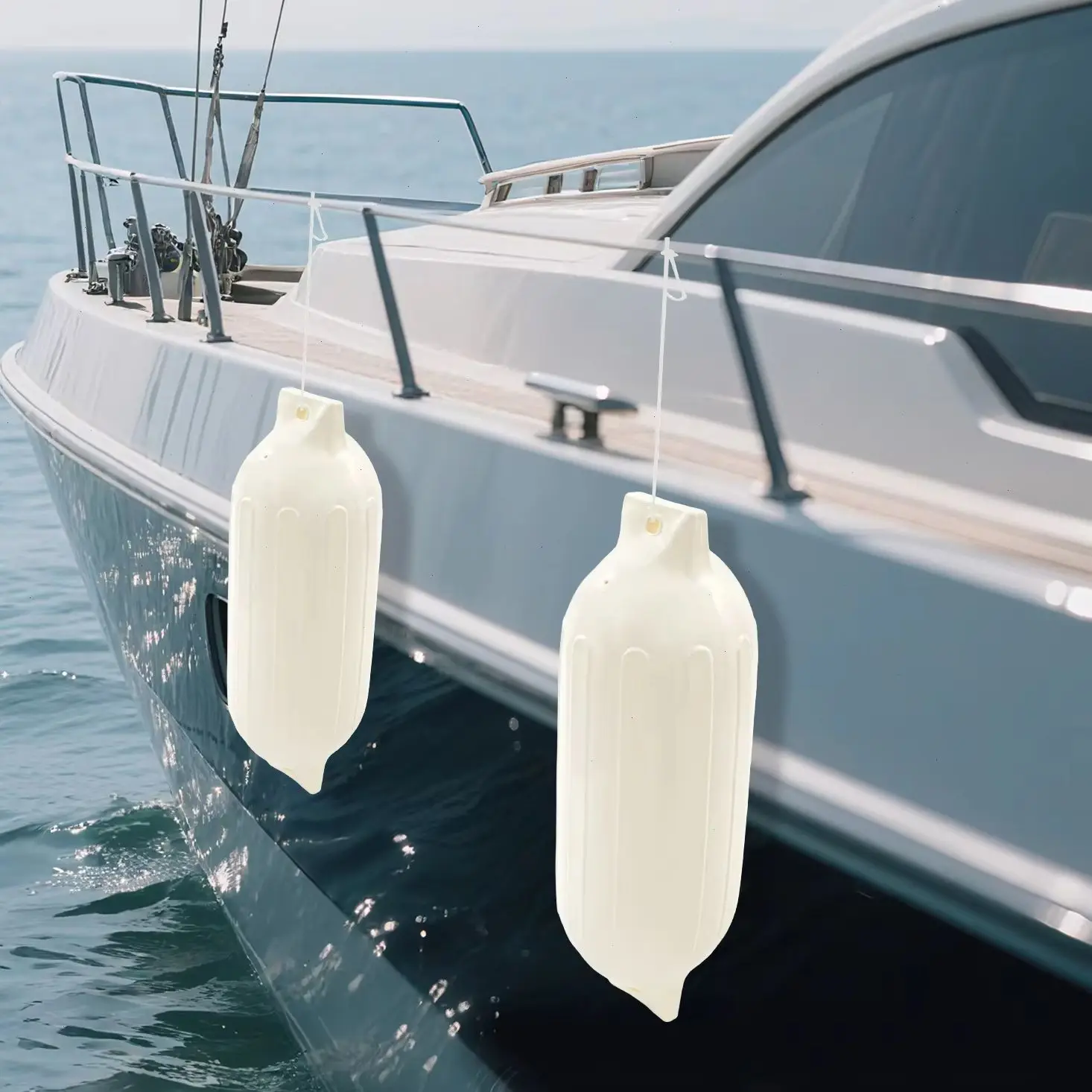 1 Pcs Inflatable Boat Fenders Sailboats PVC Fenders Yacht Inflatable Bumpers Boats Accessories For 7-9m Boats