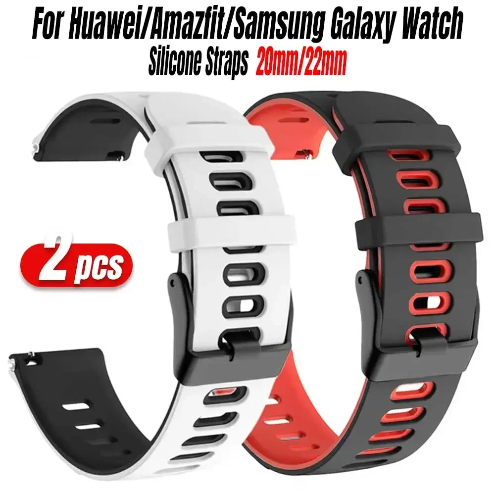 Versatile Replacement Watch Bands - 22/20mm Adjustable Strap