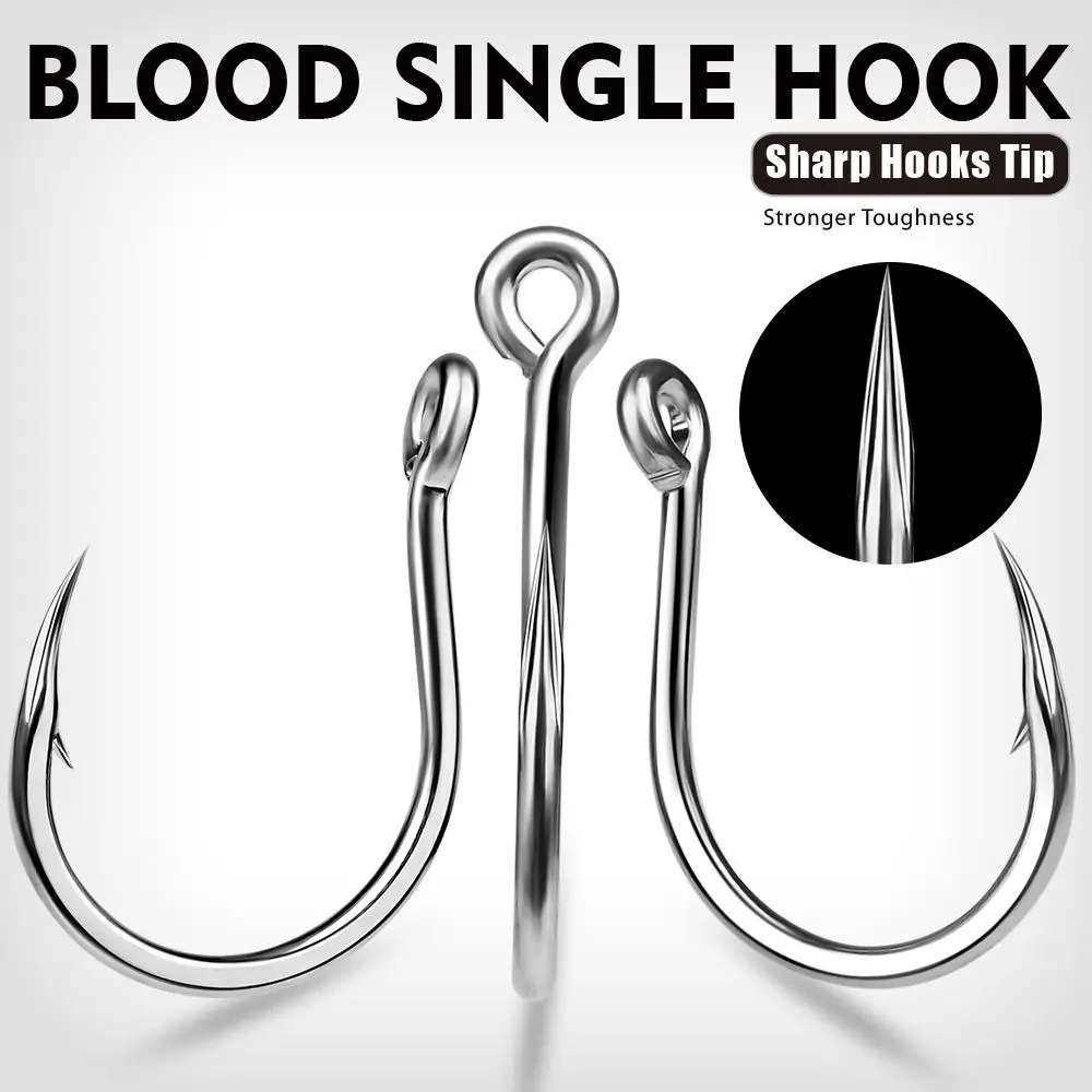 

10PCS High Carbon Steel Sea Fishing Hooks Outdoor Sports Anti Slip Sharp Barbed Fishhooks Fishing Hook Fishing