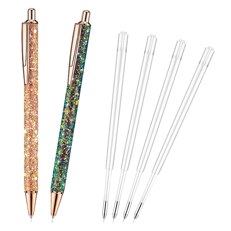 Акция! 6 шт. выдвижная виниловая ручка с блестками |