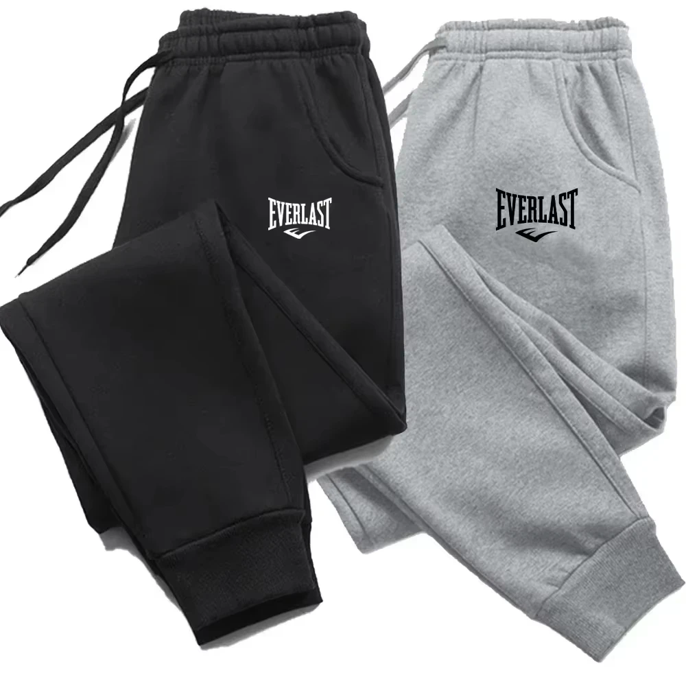 Men Running Pants Joggers Sweatpant Spring Autumn Jogging Sport Trousers Loose Homewear Fitness Straight Breathable
