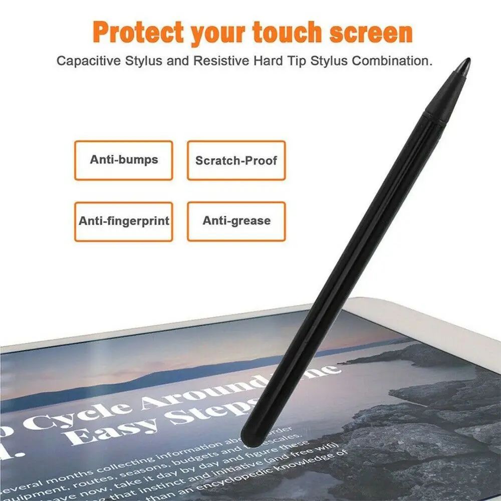 2 in 1 Capacitive Pen Touch Screen Stylus Pencil for Tablet iPad Cell Phone for Samsung PC Tablet Accessories Tablet Pen