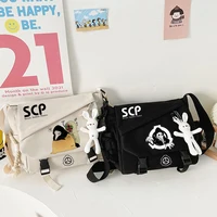 SCP Handbag Messenger Shoulder Strap Travel Bag Black Cartoon 2