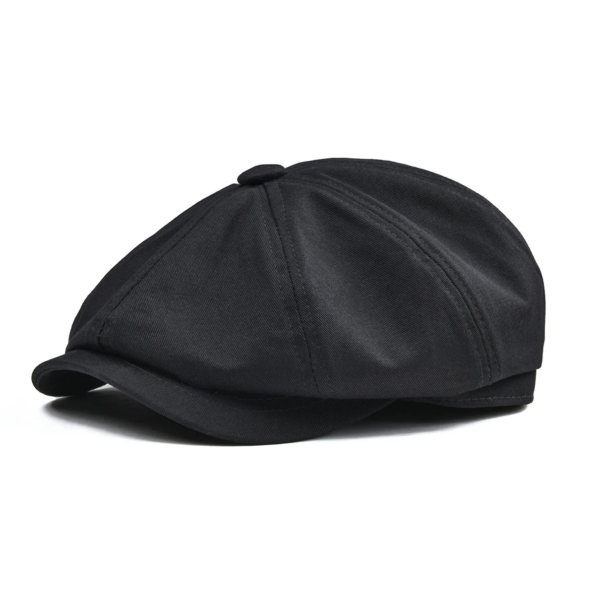 Botvela Newsboy Cap Men's Twill Cotton Hat Baker Boy Caps Retro Big Headpiece Large Hats Cabbie Apple Beret