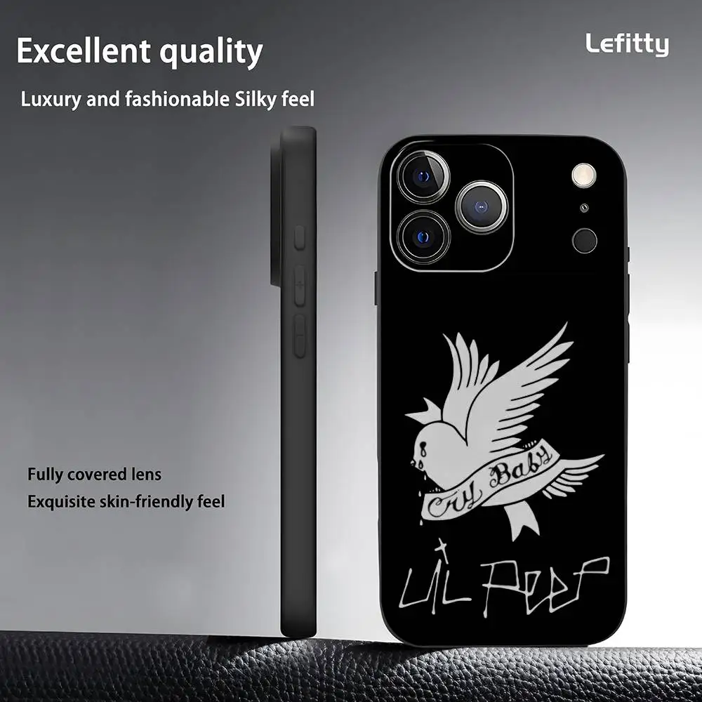 Lil Peep Hell Boy Black Frosted Soft Phone Case