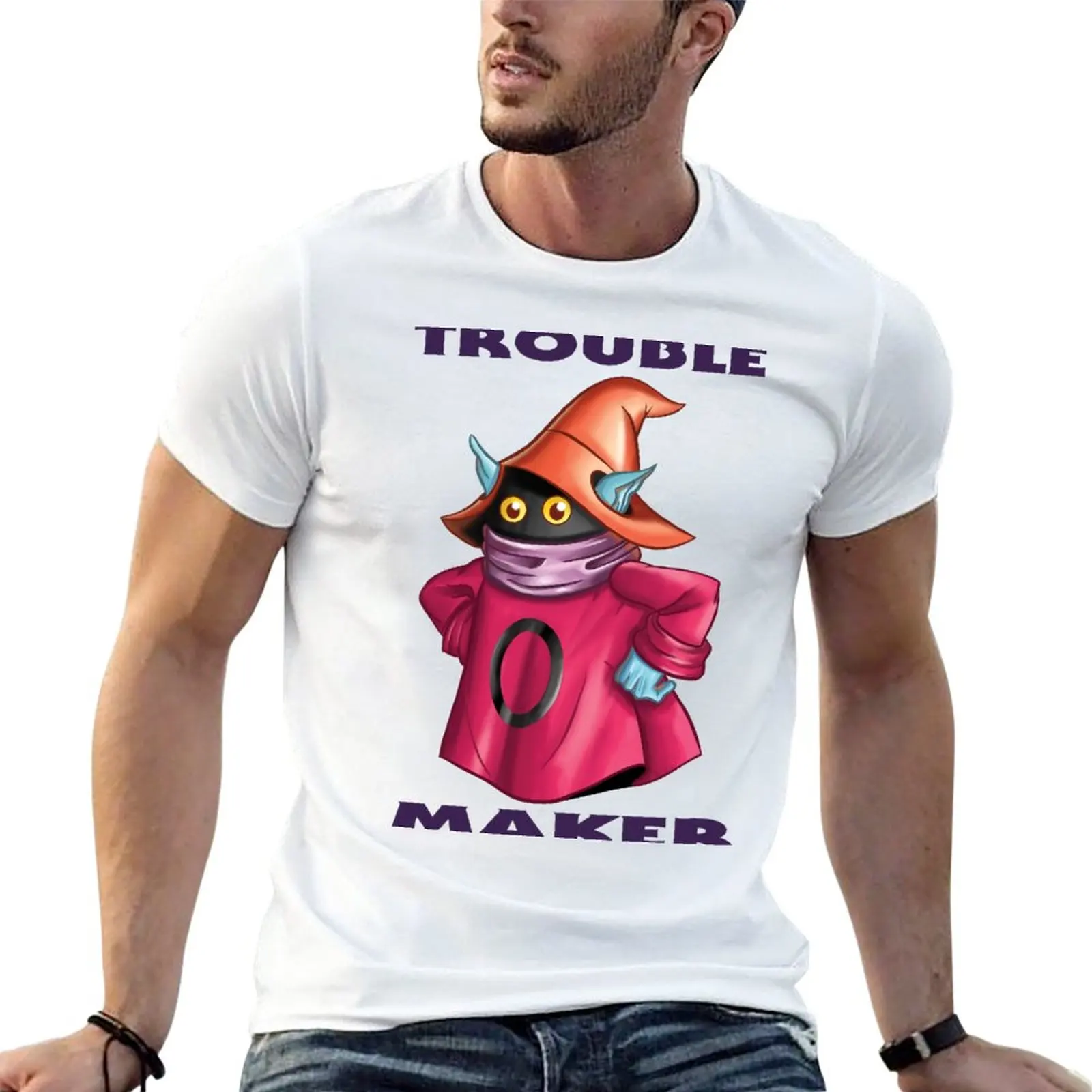 He-Man Orko Noise Maker T-Shirt Summer Clothes Customs Customs Progetta La Tua Nuova Edizione Magliette Vintage Da Uomo
