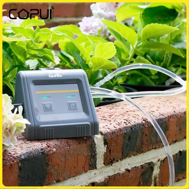 Tuya Wifi Intelligens Öntözőrendszer Távirányító Beltéri Növények Öntöző Szivattyú Csőkészlet Automatikus Időzítővezérlő Kültéri Kert