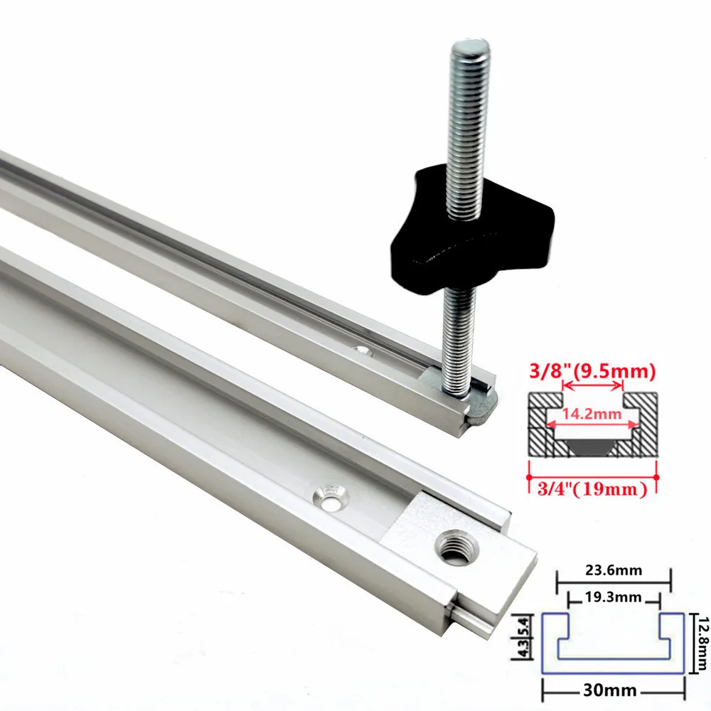 5/10Pcs Miter Track Sliding Nut T-Slider T Slot T Bolt and Nut Set Woodworking Tool Jigs Screw Fixture Workbench T-Slot Fastener