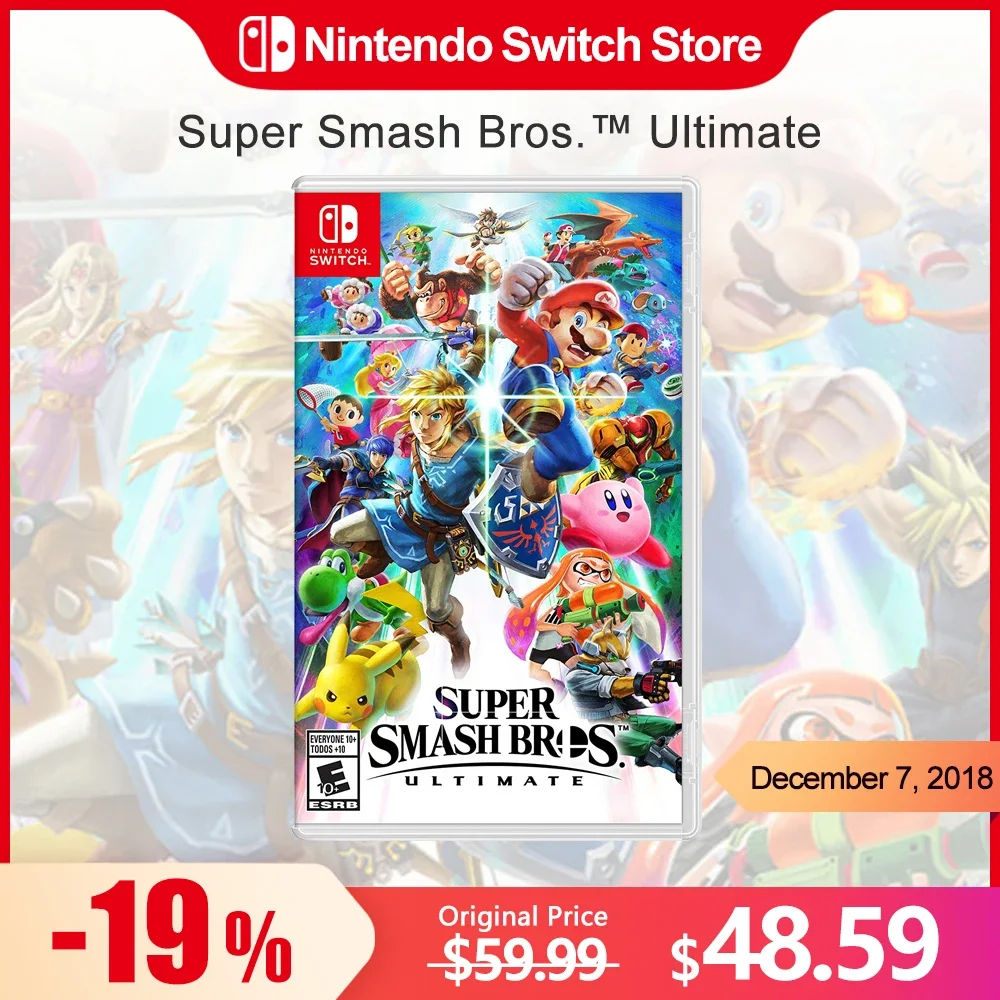 Super Smash Bros. Ultimate Nintendo Switch Game Deals Action Fighting E Multiplayer Genere Per Switch Oled Lite Game Console