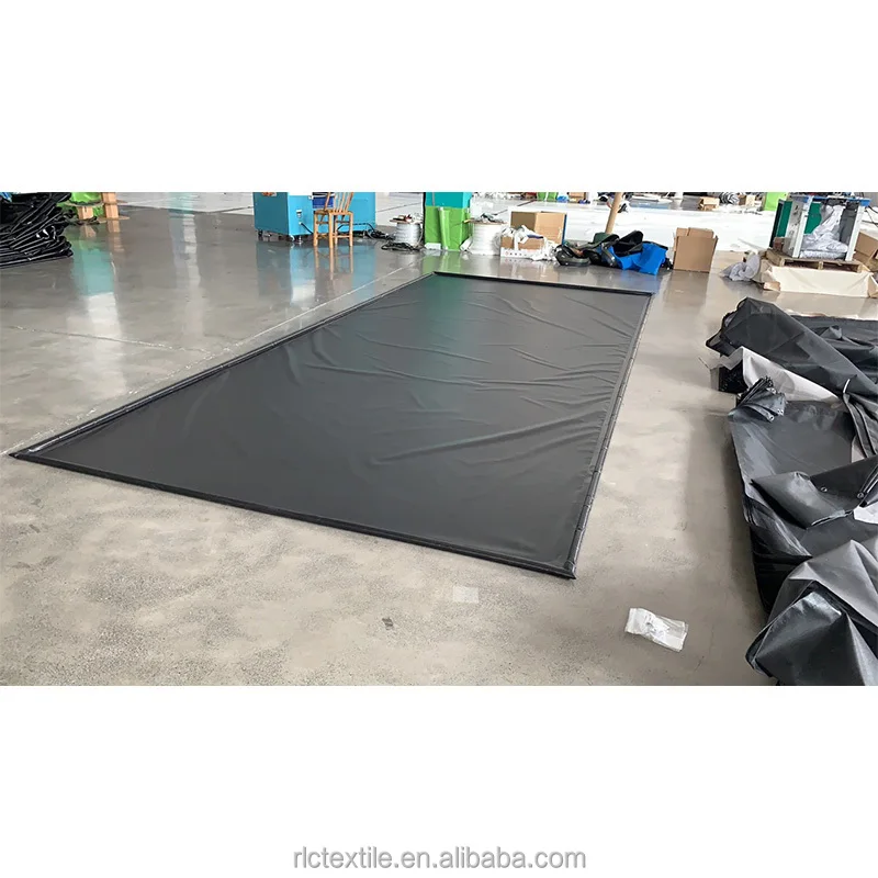 

BLACK Waterproof Heavy Duty covering PVC Tarps sheet Tarpaulin Cover for Car Oil cushion
