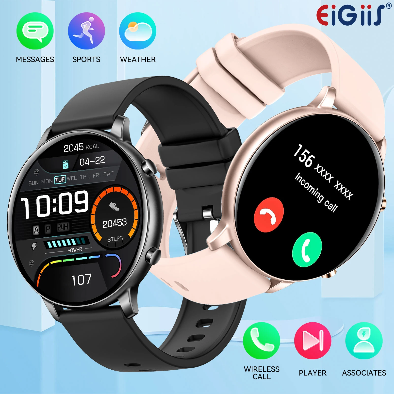 ZeFit 4: montre connectée et tracker d'activité MyKronoz