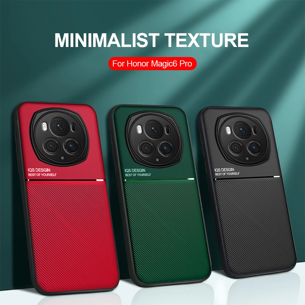 Custodia Per Honor Magic 6 Pro 6Pro Magic6 Magic6Pro Cover Magnetica Con Texture Opaca Huawei Honer Honar Hone 6 Magic Honor Honor Magic6