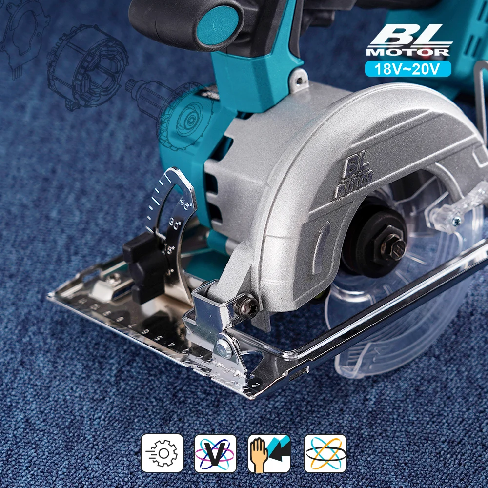 Electric Circular Saw Wood Cutter Power Tools Dust Passage 13000RPM For  Makita