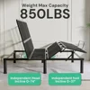 King Adjustable Bed Frame with Wireless Remote Electric Bed Frame Head and Foot Incline Adjustable Leg Heights Bed Base 6