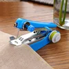 1pc Portable Mini Manual Sewing Machine Simple Operation Sewing Tools Sewing Cloth Fabric Handy Needlework Tool LYQ 5