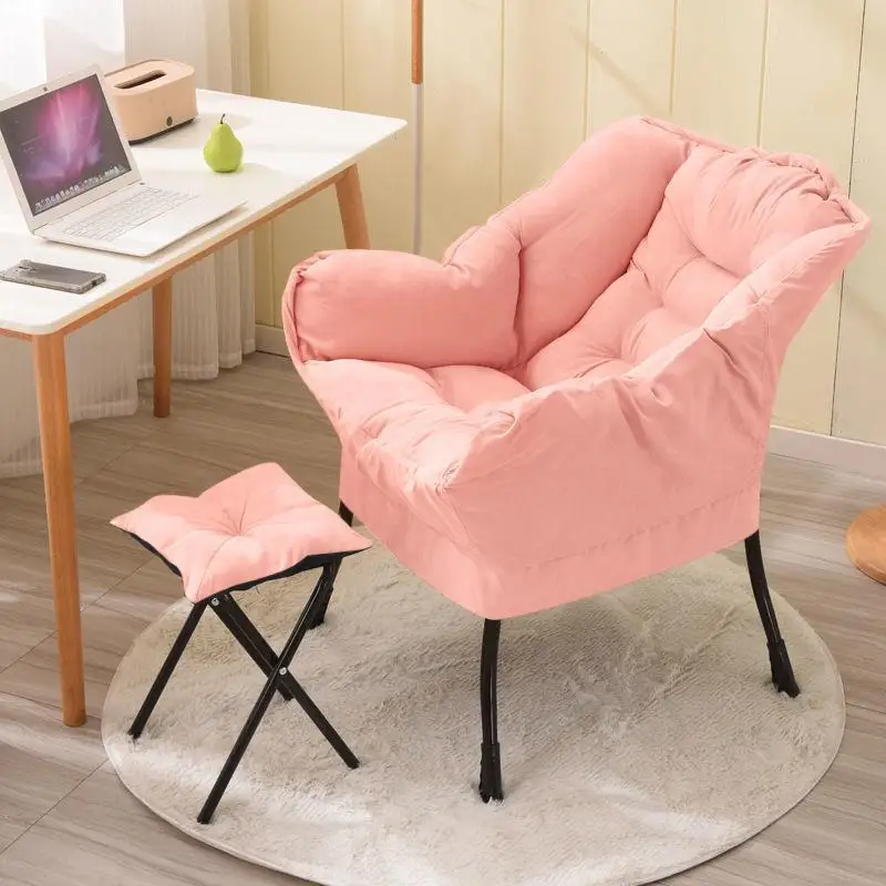 Home computer chairs, dormitories, lazy chairs, college students, dormitories, chairs, bedrooms, girls, sofas, chairs outdoor leisure beach chairs home furniture balcony garden folding armchair homestay lazy sofa recliner wooden chaise lounge