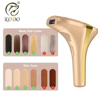 KODO 2026 Épilateur laser à glace personnalisé haut de gamme, épilateur laser permanent IPL indolore, photo-épilateur 4 en 1 pour le visage et le corps 6