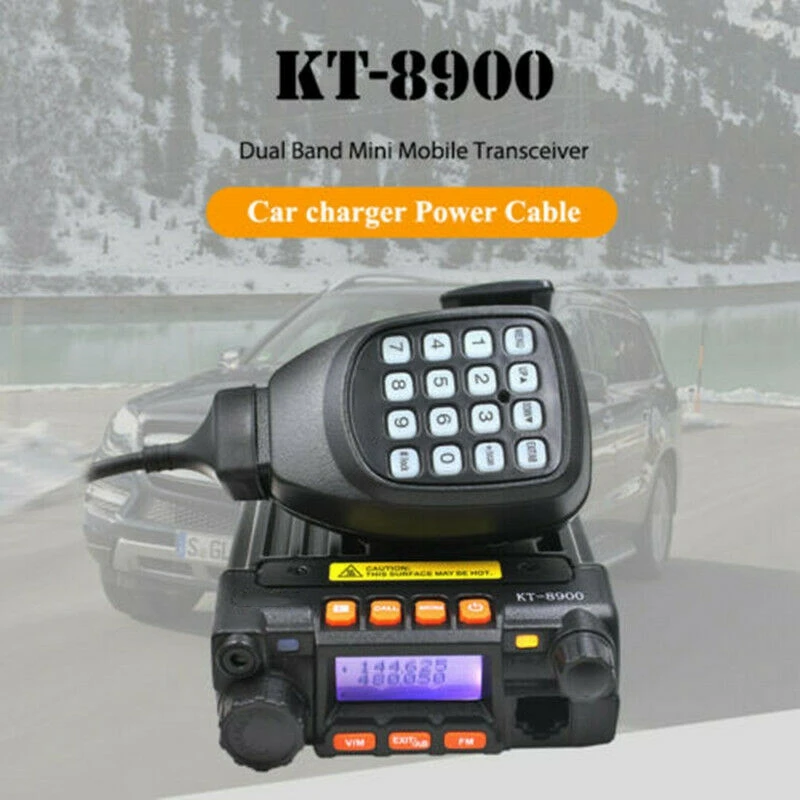 

KT-8900 25W High Power Mini Mobile DUAL BAND Two Way Radio KT8900 Long Range Vehicle Walkie Talkie