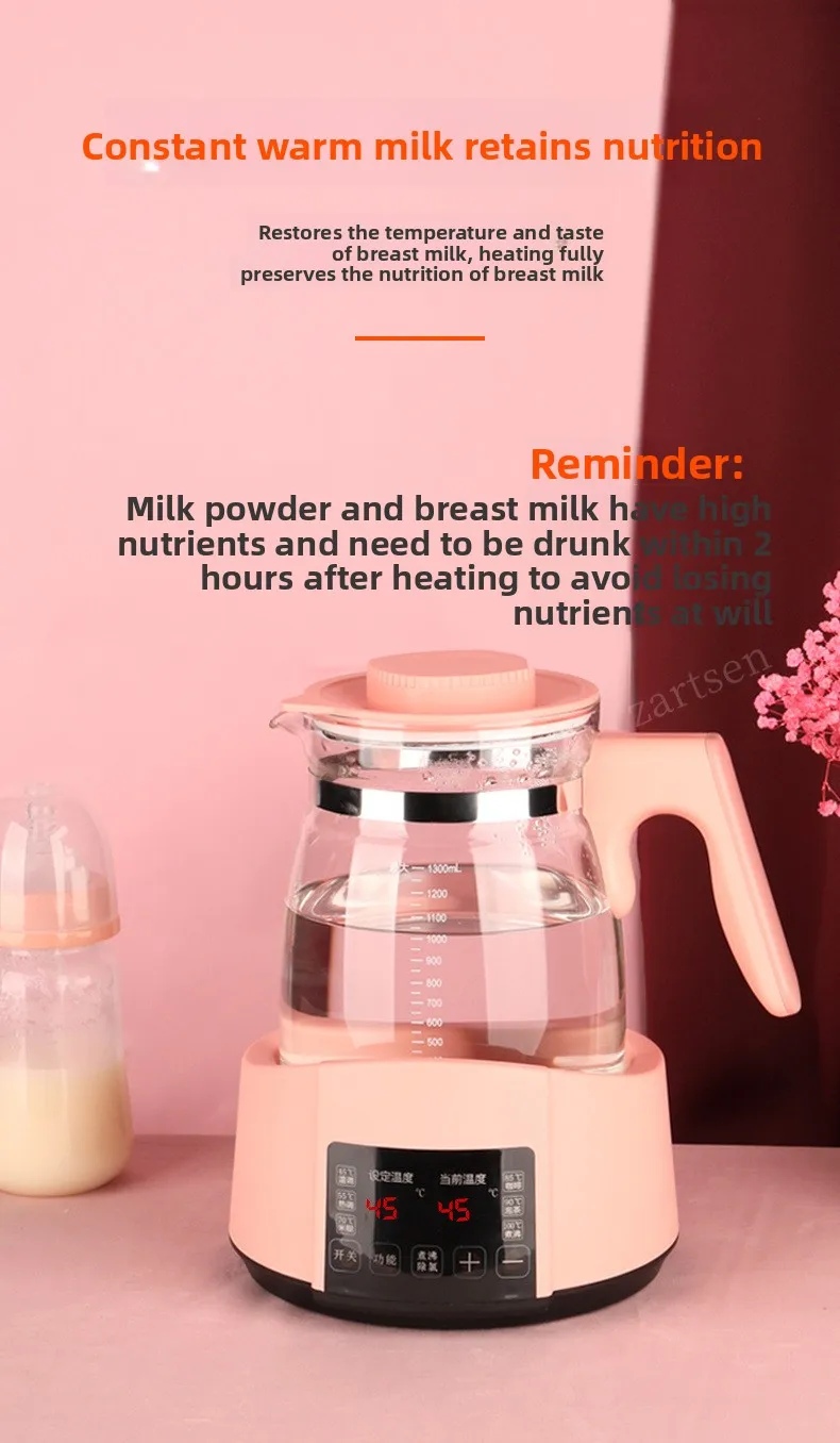 Description Picture 4 of item1.3L Infant Thermostatic Milk Regulator Home Electric Kettle 24h Thermos Kettle Multi-function Temperature Control Health Kettle
