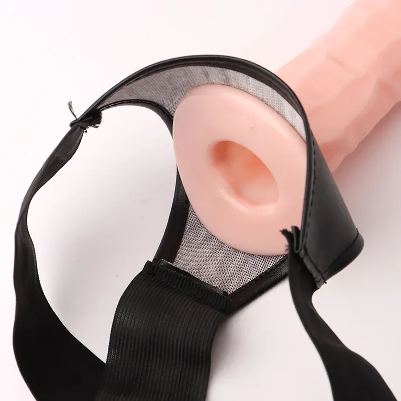 Sex Toys Men Strap On Dildo Panties Wearable Hollow Penis Lengthen Sleeve Strapon Dildo Pants Harness Belt for Man Sex Toys for Woman