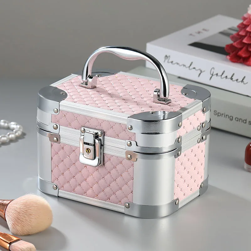 Aluminium make-up koffer met spiegel voor nagels_voghion.com