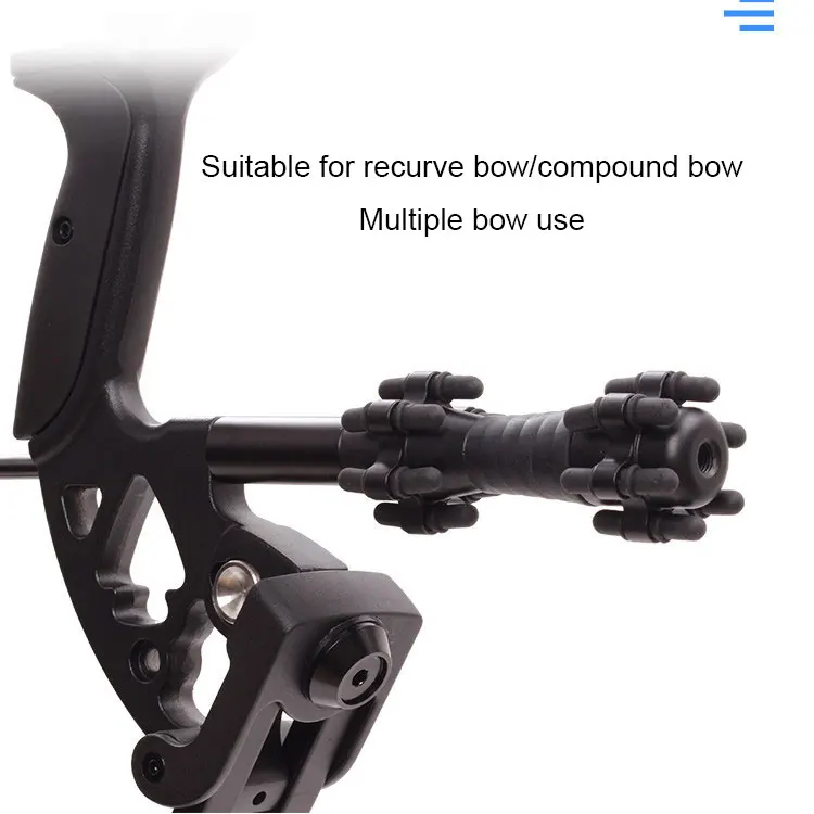 Stabilizzatori Per Arco Compound In Gomma - 2 Pezzi Anti-Vibrazione Per Tiro Con L'Arco - Foto 4